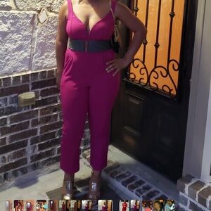 Express Fuchsia Sleeveless Dress